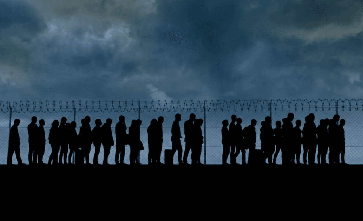 Siluetas de menores no acompañados - Fundación Ámbitos